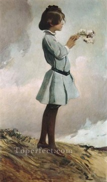 ジョン・ホワイト・アレクサンダー Painting - ジェラルディン・ラッセル ジョン・ホワイト・アレクサンダー